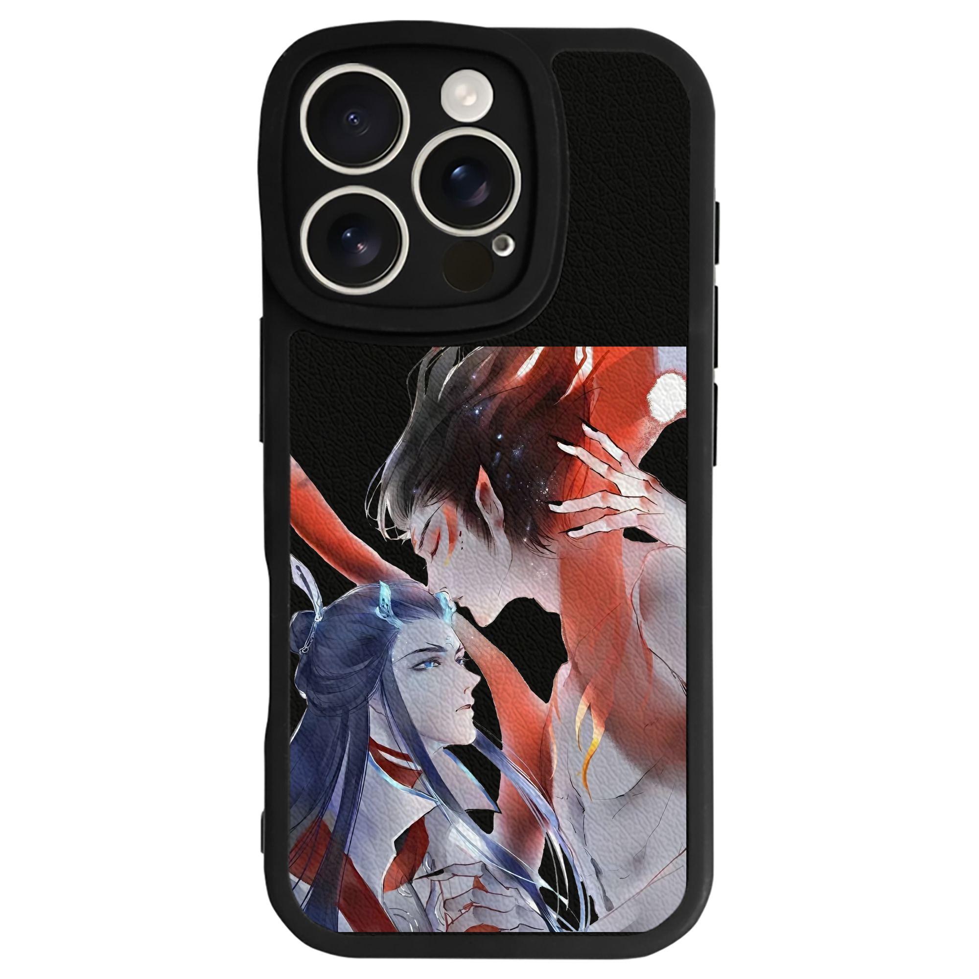 （画像用） Ne Zha 2 ナタ 魔童の大暴れ 【iPhone 16シリーズ対応】シリコンスマホケース（レザー調） 材質：シリコン